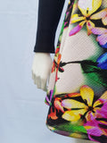 Minivestido Floreado Mujer